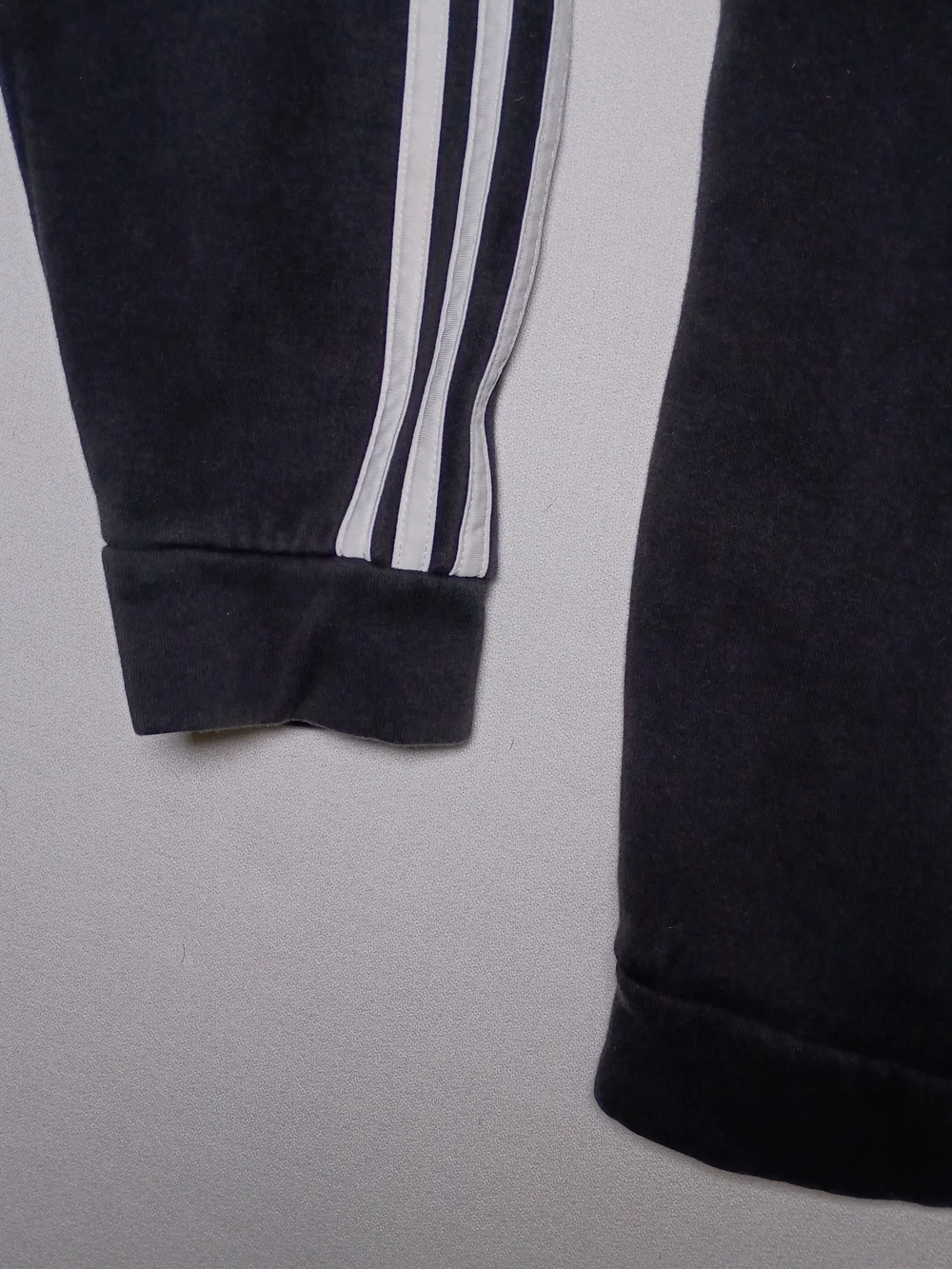 Adidas Essentials Mens 3 Stripe Pullover Fleece Hoodie XL Black GJ9544